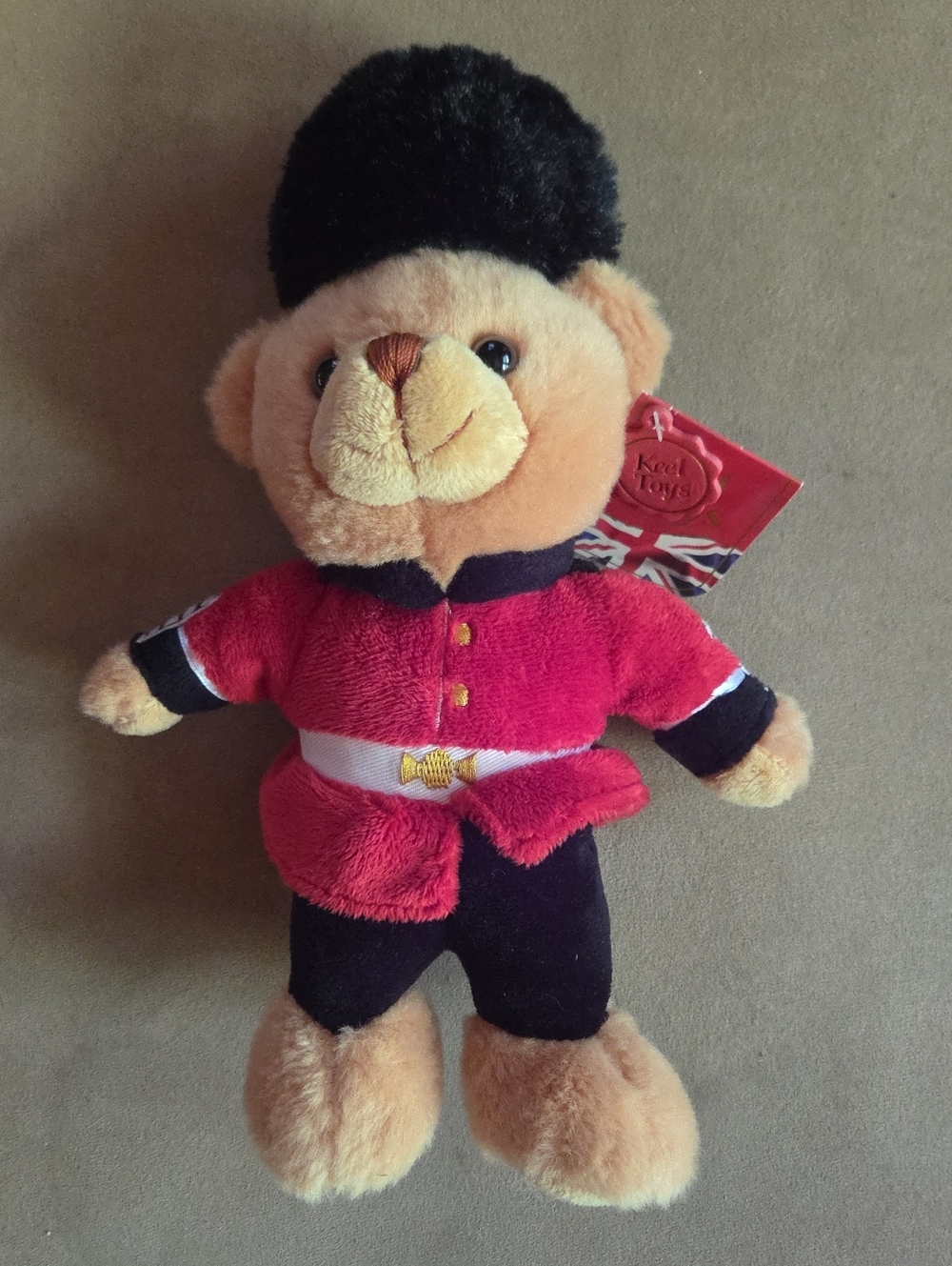 NWT Keel London Stuffed Guardsman Bear